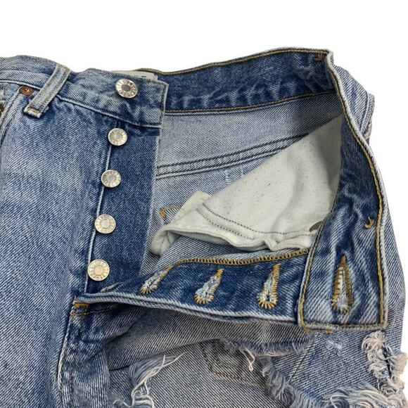 AGOLDE Parker Vintage Cut Off Short Swapmeet SZ XXS - Picture 6 of 11